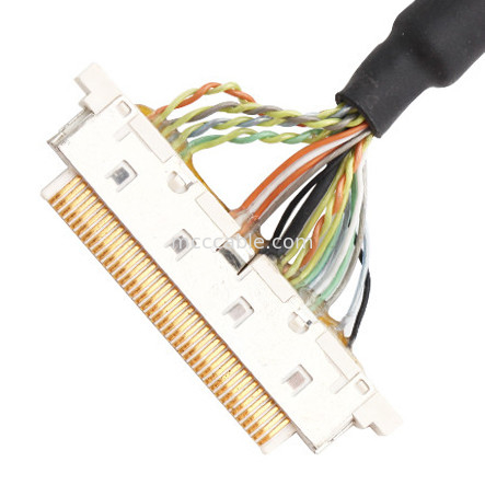 0.5mm 피치 ACES 50204-040 1 1-002 - JST SHDR-40V-SB LVDS 케이블 어셈블리
