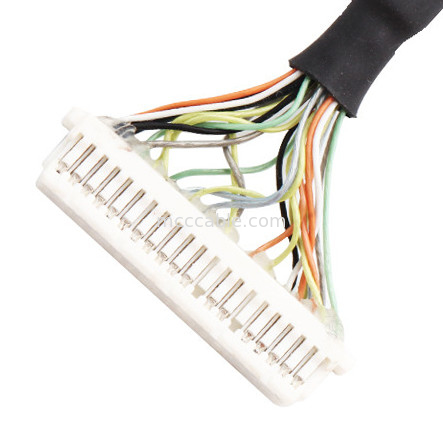 0.5mm 피치 ACES 50204-040 1 1-002 - JST SHDR-40V-SB LVDS 케이블 어셈블리