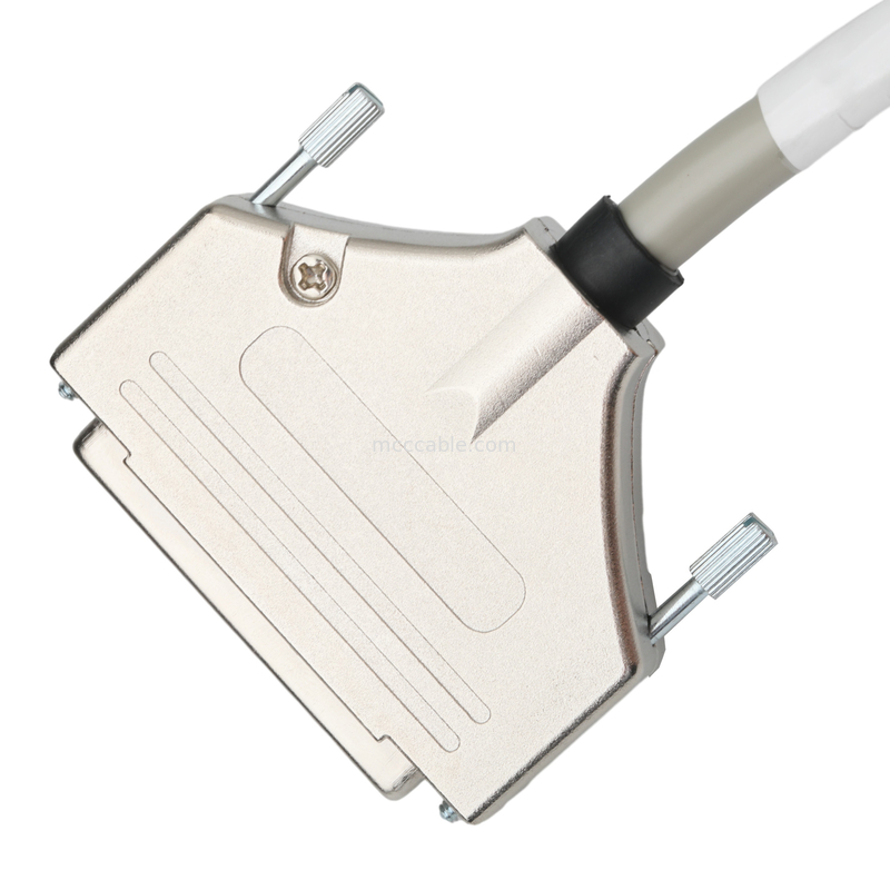 Hd D Sub Db50 케이스 주황 합금 니켈 접착 D-Sub Mdr 플러그 Od 90mm