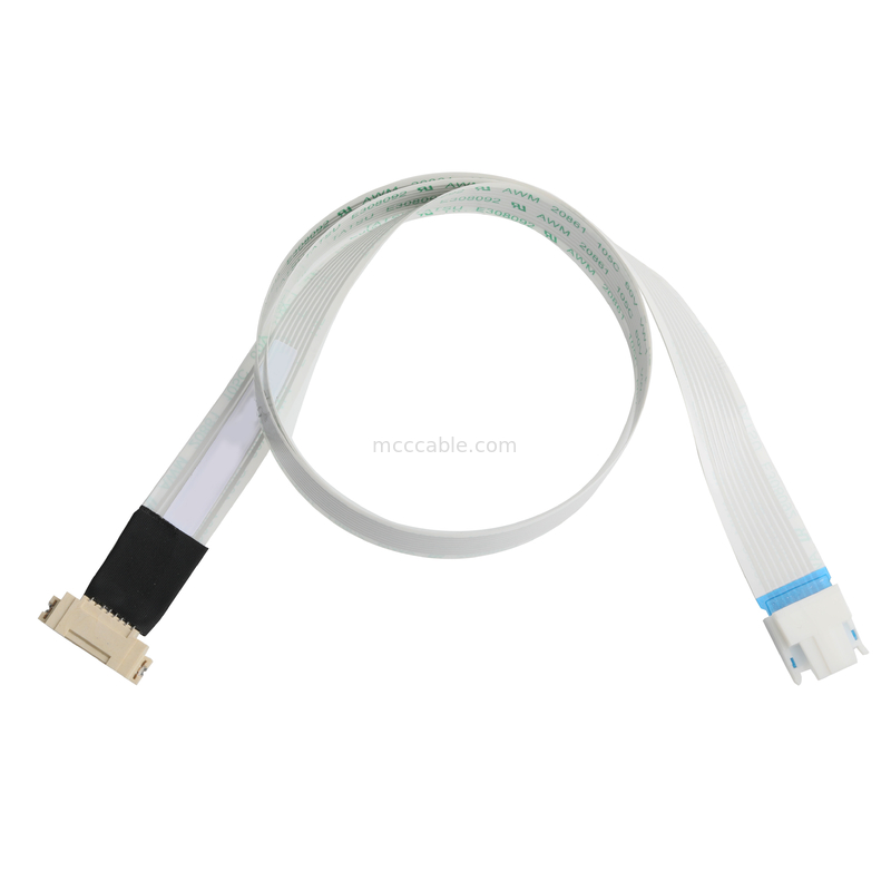 ROHS FFP/FPC 6Pin 흰색 IS100-L08T-C46-C ~ HS100-L08N-N62 검은색 피치 1.0mm OEM / ODM
