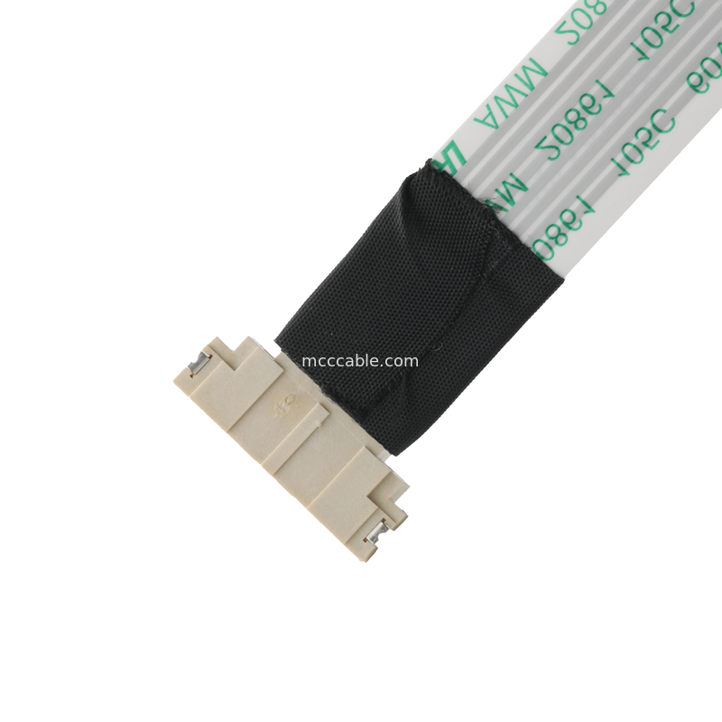 ROHS FFP/FPC 6Pin 흰색 IS100-L08T-C46-C ~ HS100-L08N-N62 검은색 피치 1.0mm OEM / ODM