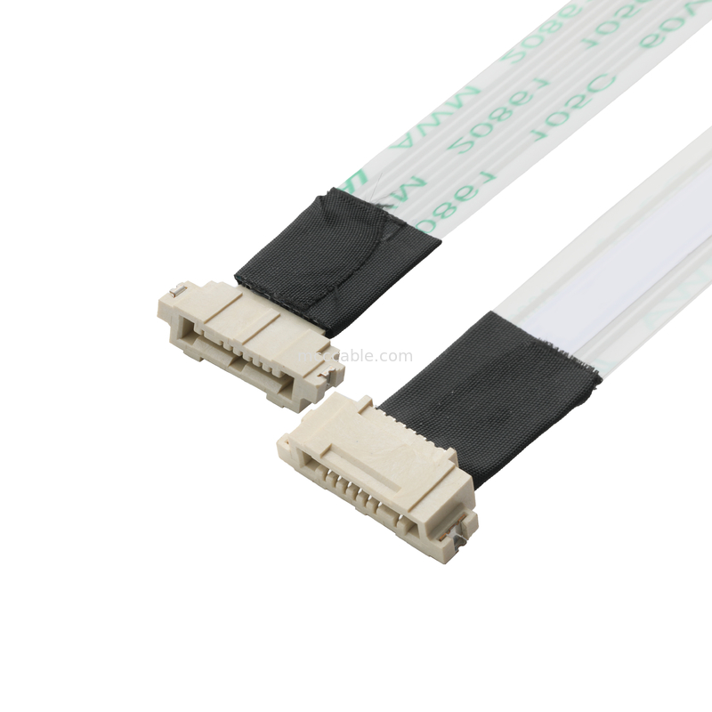 ROHS FFP/FPC 6Pin 흰색 IS100-L08T-C46-C ~ HS100-L08N-N62 검은색 피치 1.0mm OEM / ODM