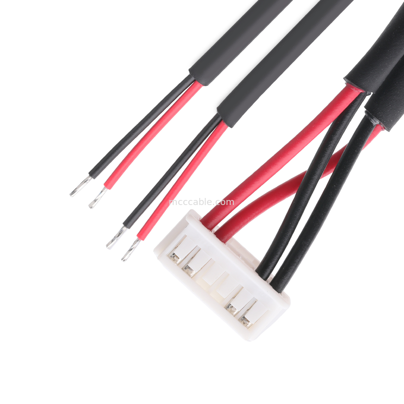 MOLEX 5023510600 PITCH 2.0mm 6P 하우징에 진 * 4Pcs UL1007 80C 300V 22AWG 컬러 Wre 다이어그램 PVC ROHS