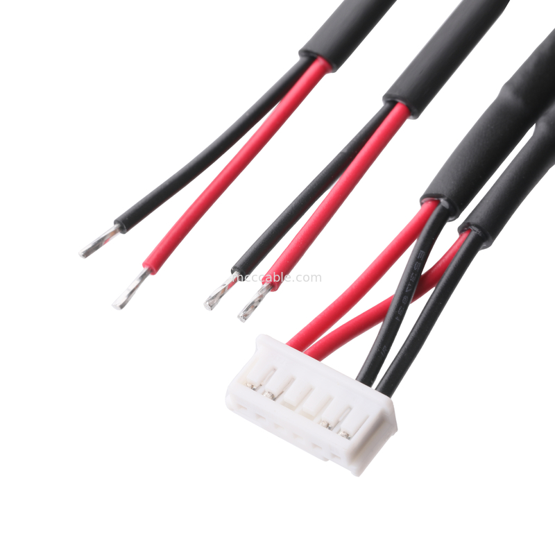 MOLEX 5023510600 PITCH 2.0mm 6P 하우징에 진 * 4Pcs UL1007 80C 300V 22AWG 컬러 Wre 다이어그램 PVC ROHS