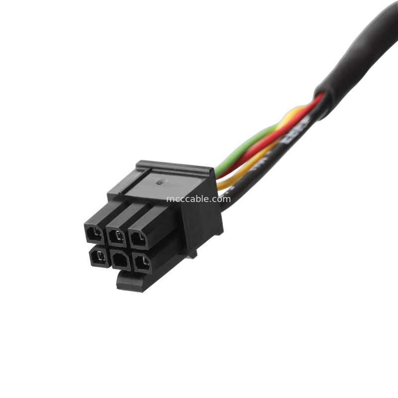 LVDS CABLE HSG 43025-0600 Picth 3.0mm MX로 HSG 43025-0200 및 RV1.25-4 커넥터 OEM/ODM 길이 케이블 커스터마이즈