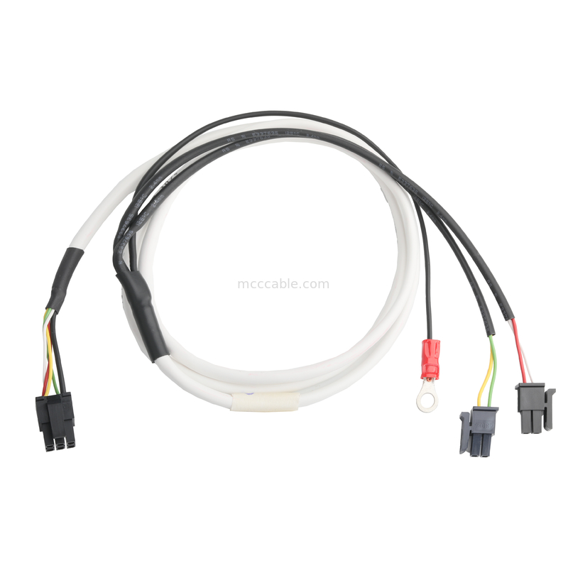 LVDS CABLE HSG 43025-0600 Picth 3.0mm MX로 HSG 43025-0200 및 RV1.25-4 커넥터 OEM/ODM 길이 케이블 커스터마이즈
