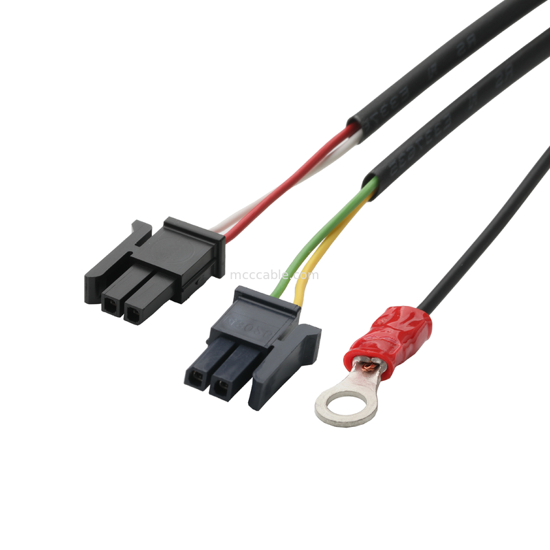 LVDS CABLE HSG 43025-0600 Picth 3.0mm MX로 HSG 43025-0200 및 RV1.25-4 커넥터 OEM/ODM 길이 케이블 커스터마이즈