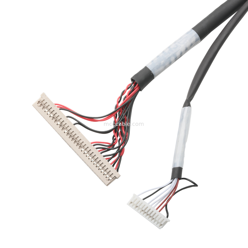 자동차 애플리케이션 JAE FI-X30HL 30P에서 DF14-30P 및 MOLEX 51021-1200 12Pin 결합 케이블 커넥터 OEM/ODM