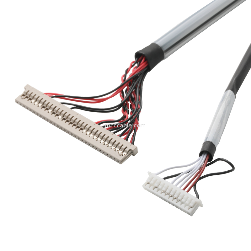 자동차 애플리케이션 JAE FI-X30HL 30P에서 DF14-30P 및 MOLEX 51021-1200 12Pin 결합 케이블 커넥터 OEM/ODM