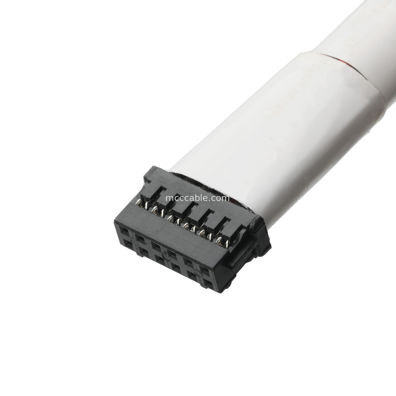 12Pin PA66 P/N DF11-12DS-2C UL 1007 24AWG 케이블 커넥터 집합 OEM/ODM