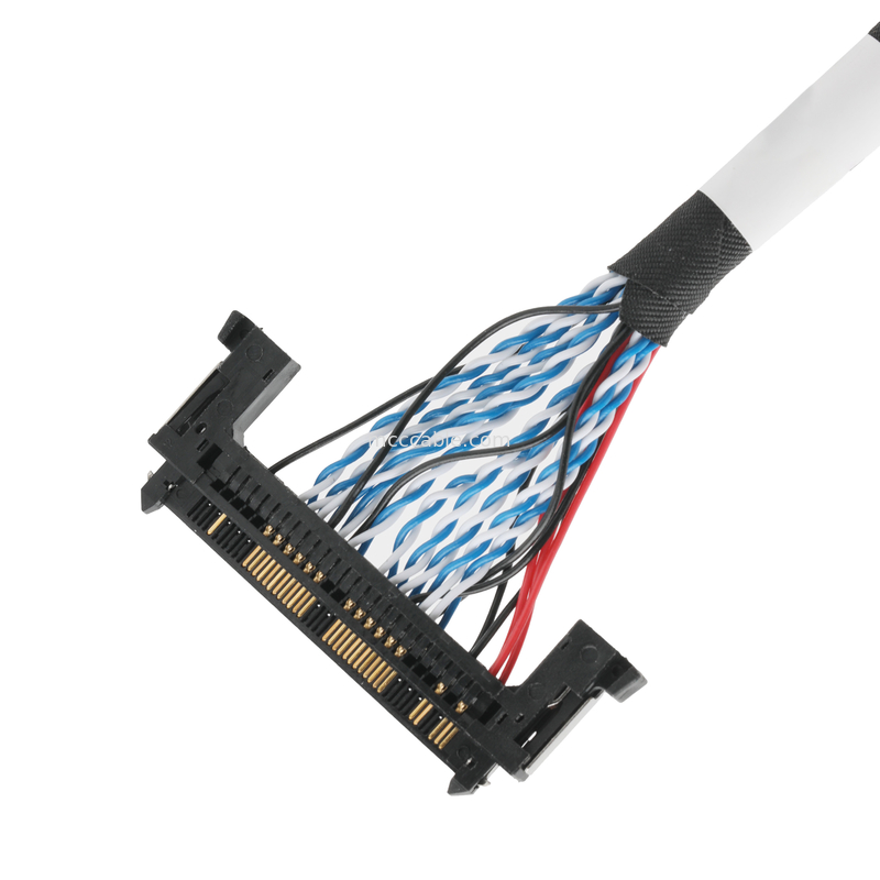 LVDS 케이블 집합체 JAE FI-RE51HL 51pin에서 DP2.0 30pin 또는 EGN UL 1571 28AWG 케이블 OEM/ODM