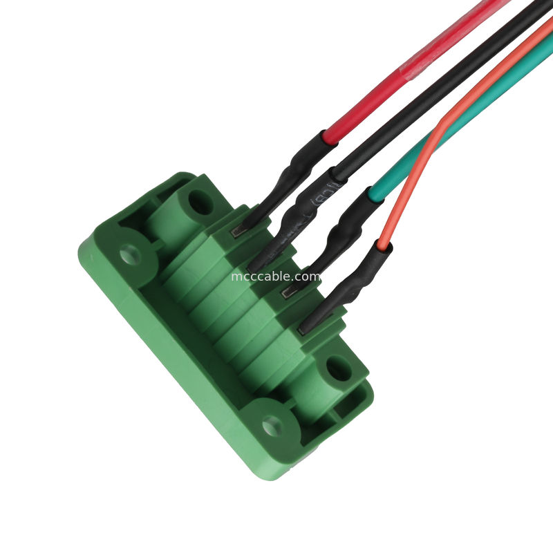 DFK-MC JL15CDGV-3.81 4Pin에서 MX1.25-12Pin 및 UL 로벨 벽을 통과하는 단말 블록