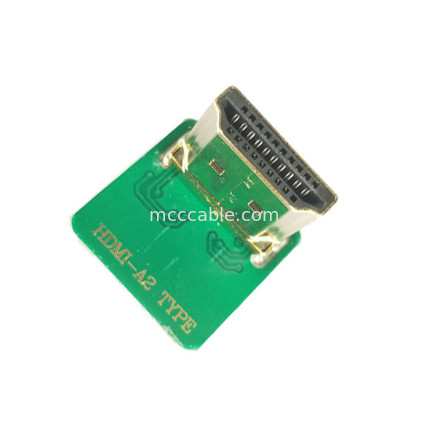 HDMI 팔꿈치 헤드 HDMI-A2 90도까지  ®-VS 20454-220-02 20455 20453