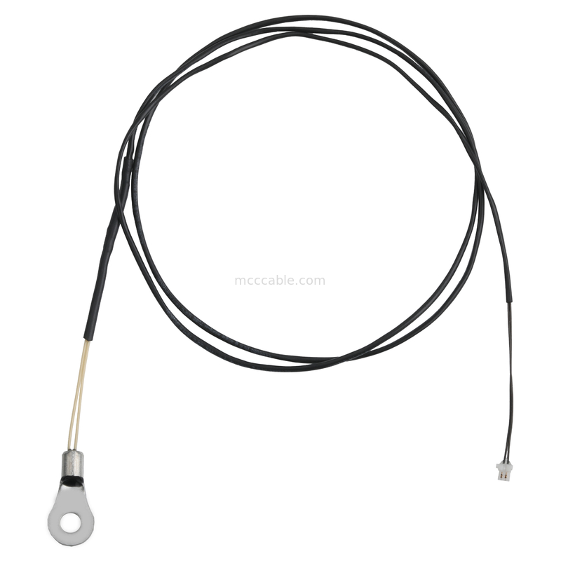 M8 온도 변압기 NTC 10K 오hm 1% 센서 2P 접촉 얼굴 UP UL10064 32# AWG 케이블 OEM/ODM