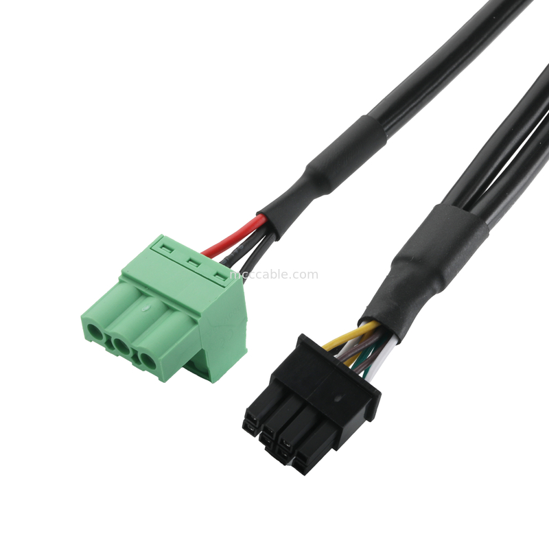 맞춤형 산업용 케이블 커넥터 DB-15P 여성으로 HSG 43025-0800 pitch 3.0mm 및 691352710003 pitch 5.8mm