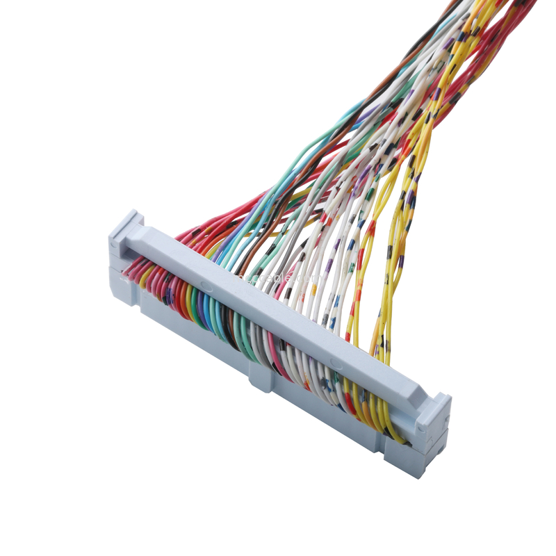 커넥터 89140-0101 RCPT 40P IDC 26-28AWG GOLD 직선, NPT 허브