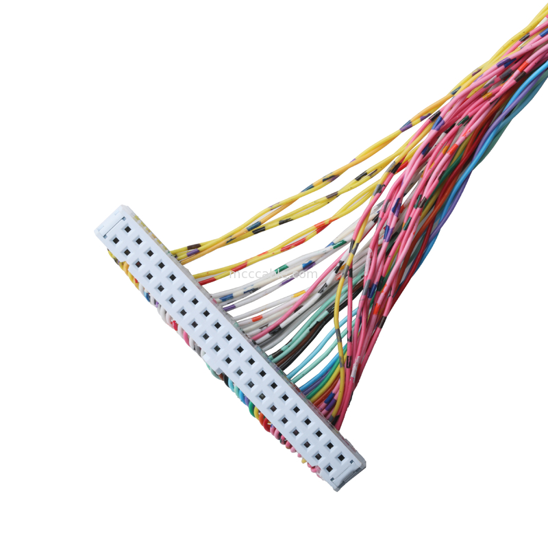 커넥터 89140-0101 RCPT 40P IDC 26-28AWG GOLD 직선, NPT 허브