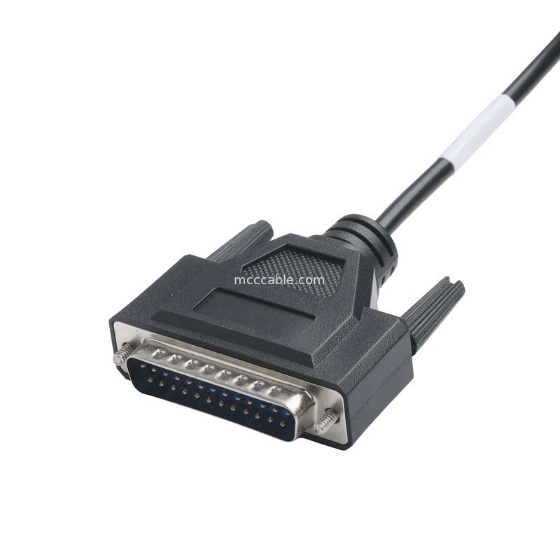 CLEAR PVC 30P D-SUB FEMALE to GX12 M12-2P 커넥터 커스텀 케이블 조립 커넥터 OEM/ODM