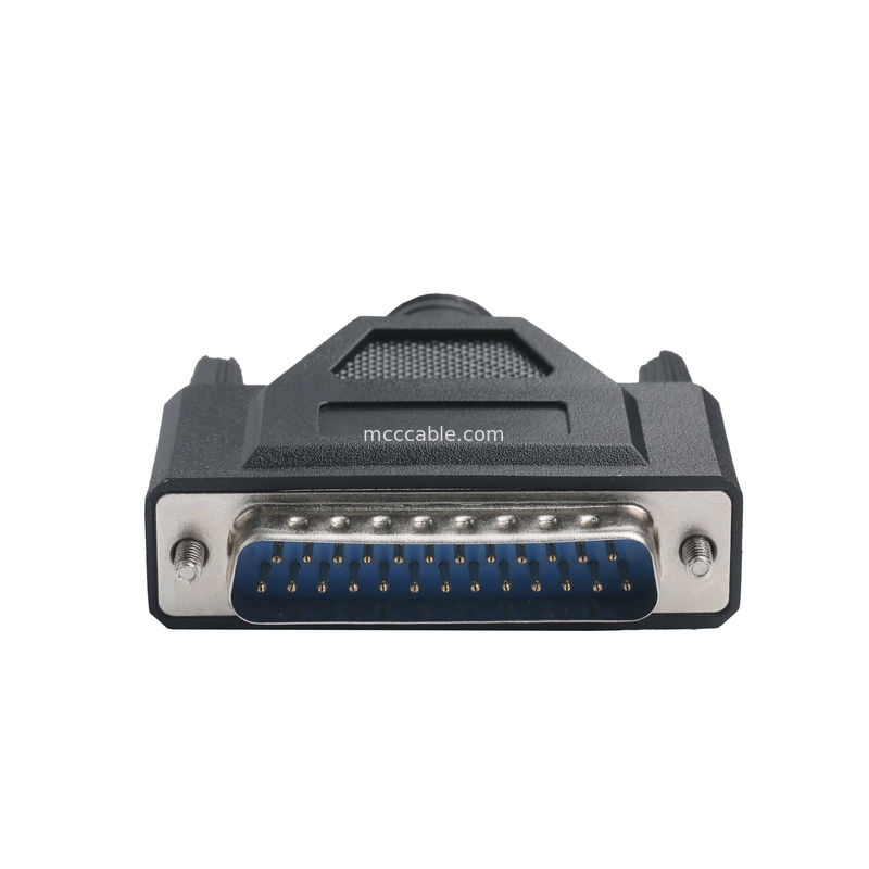 CLEAR PVC 30P D-SUB FEMALE to GX12 M12-2P 커넥터 커스텀 케이블 조립 커넥터 OEM/ODM