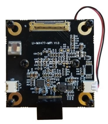 마이크로 코엑스 LI-JXAV-MIPI-ADPT-6CAM에서 LI-IMX290-MIPI-M12 FAW-1233-03 케이블