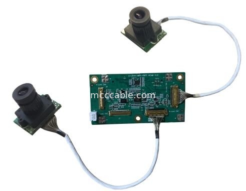마이크로 코엑스 LI-JXAV-MIPI-ADPT-4CAM 카메라 보드 및 디자인 카메라 커넥터 FAW-1233-02 케이블 OEM/ODM