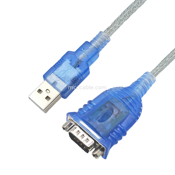 PL2303GT USB 대 시리즈 케이블 USB-A 대 DB-9P 커넥터 인터페이스, RS232-340 시리즈 프로토콜, 사용자 정의 케이블 길이를 지원합니다