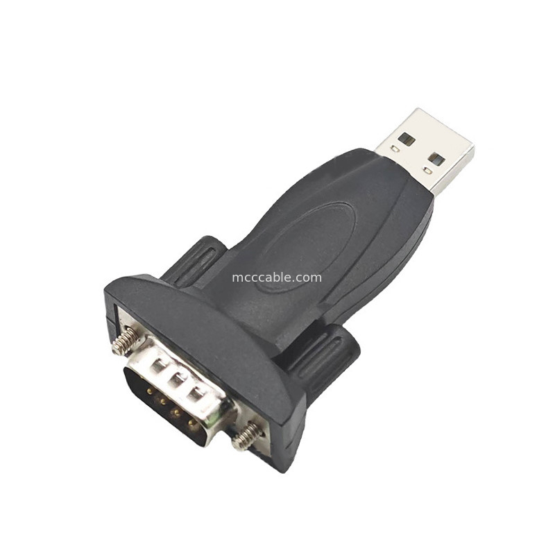 산업용 커넥터 USB RS232 시리즈 케이블 DB-9Pin 남성 USB 시리즈 케이블 지원 PL2303\CH340 프로토콜 어댑터