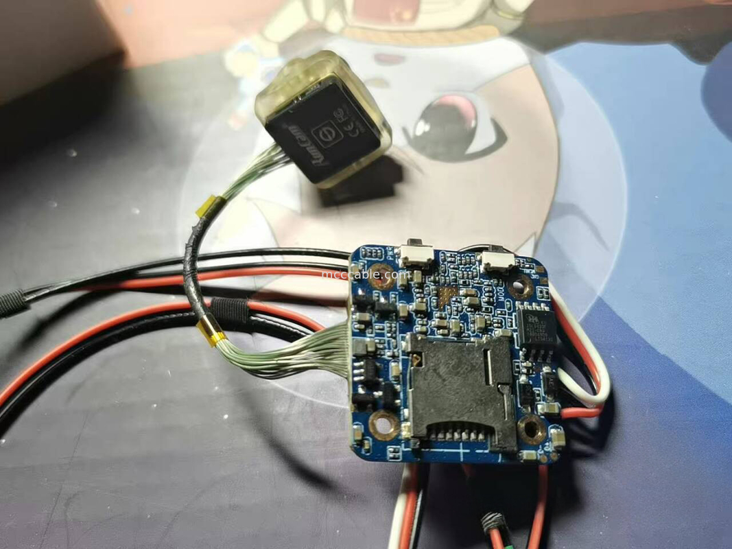 45 PIN DF36-45S-0.4V 마이크로 LVDS 케이블 조립 납 없는 하로겐 없는