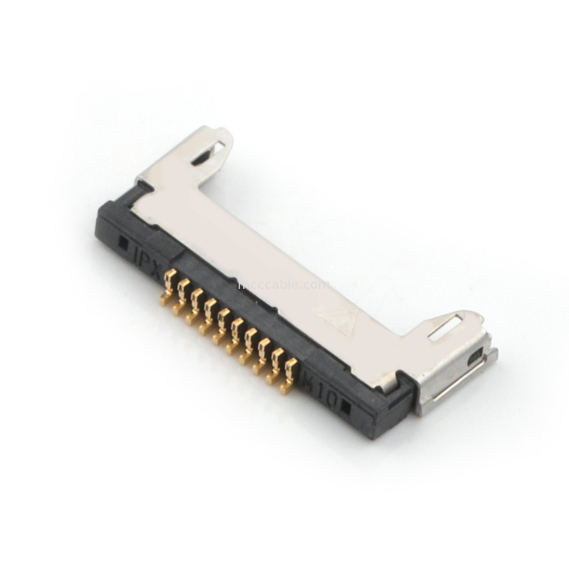 20345-010T-32R 20347-310T-12R 0.5mm pitch, 수평 결합형 마이크로 코아시얼 커넥터