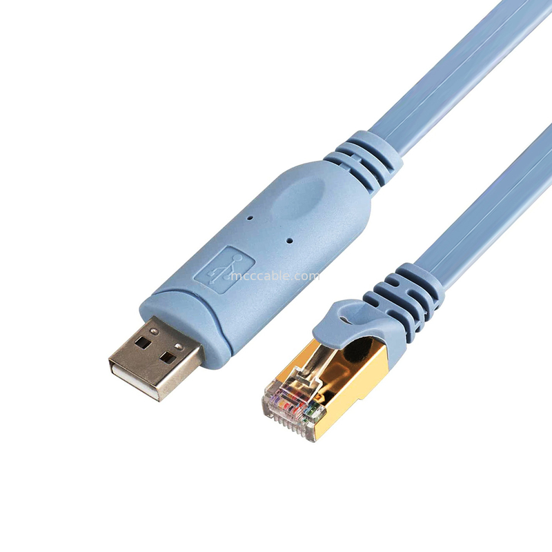 산업용 사용자 지정 해운스 커넥터 USB RJ45 8P8C 크리스탈 헤드 RS232 시리즈 포트 스위치 제어 케이블
