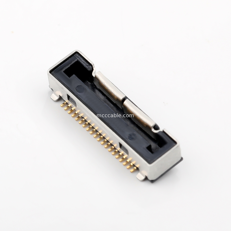 혼다 LVC-D20SFYG PC 측면 0.5mm Pitch SMT 타입 커넥터 단일 / 평면 초 얇은 동축 케이블