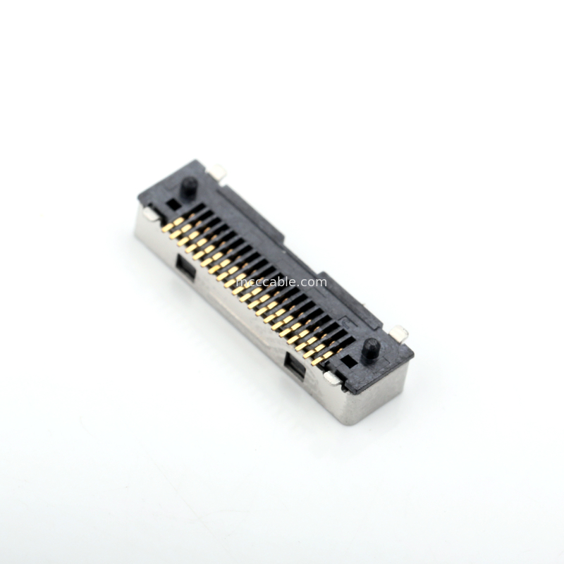 혼다 LVC-D20SFYG PC 측면 0.5mm Pitch SMT 타입 커넥터 단일 / 평면 초 얇은 동축 케이블
