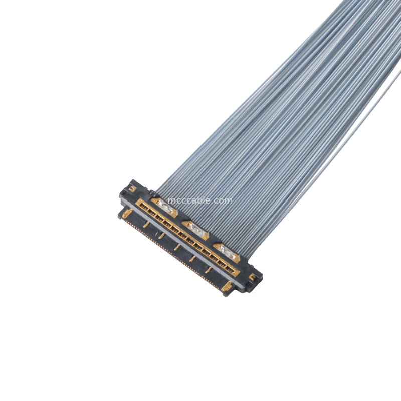 특수 커넥터 KEL XSL20-48 카메라 초미세 코아시얼 커넥터 0.25mm 피치 마이크로 코아시얼 케이블