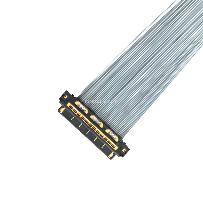 특수 커넥터 KEL XSL20-48 카메라 초미세 코아시얼 커넥터 0.25mm 피치 마이크로 코아시얼 케이블