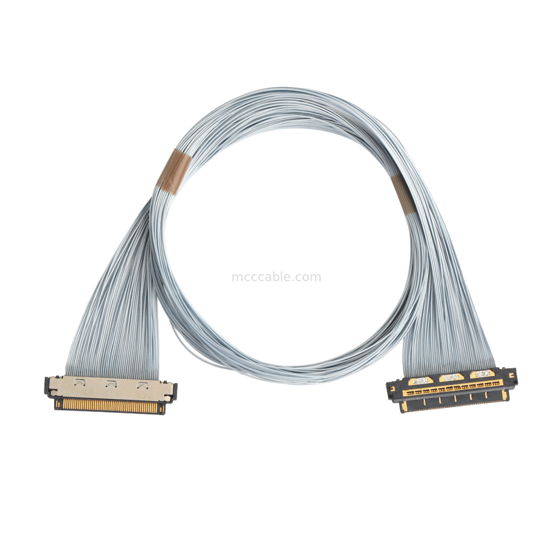 특수 커넥터 KEL XSL20-48 카메라 초미세 코아시얼 커넥터 0.25mm 피치 마이크로 코아시얼 케이블