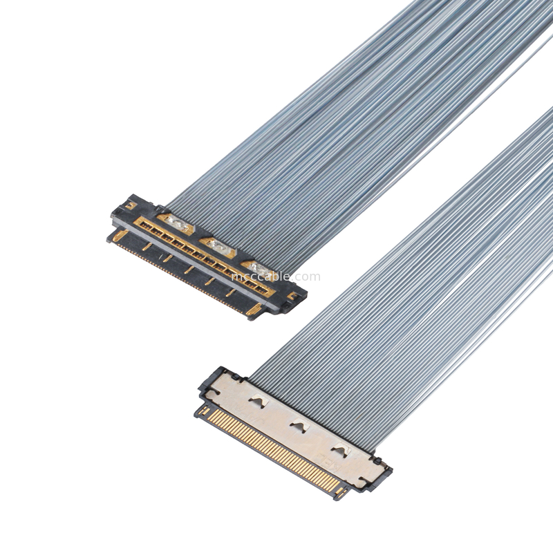 특수 커넥터 KEL XSL20-48 카메라 초미세 코아시얼 커넥터 0.25mm 피치 마이크로 코아시얼 케이블