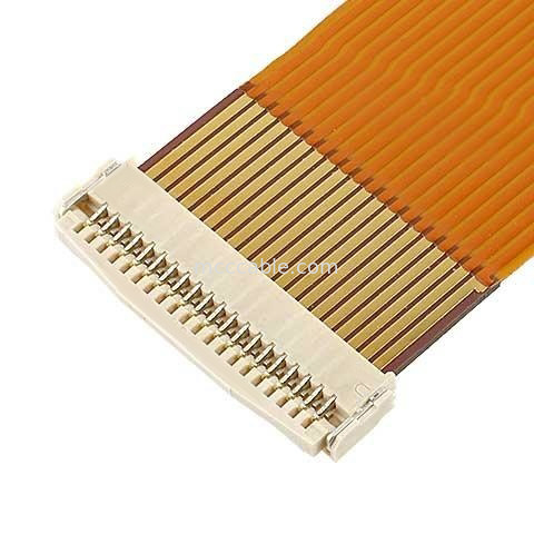 0.5mm Pitch FPC 플렉서블 평면 케이블  MINIFLEX 5-BFN II 20542-020E-01 신호 핀