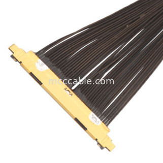 40P UL11130 46AWG 마이크로 코아시얼 케이블 집합 20531-040t-02 IDC 포밍 OEM/ODM