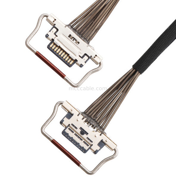 열 사진기를 위한 10 핀 마이크로 동축 케이블 0.4mm 피치 20633-310T-01S Lvds