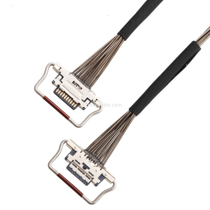 열 사진기를 위한 10 핀 마이크로 동축 케이블 0.4mm 피치 20633-310T-01S Lvds