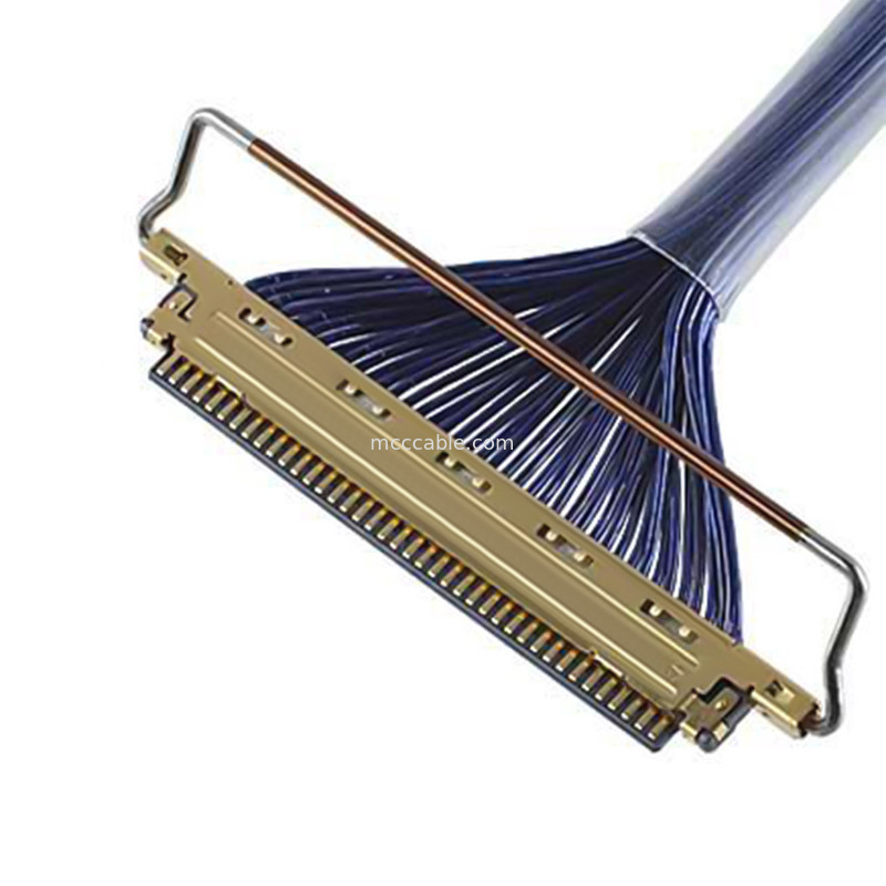 20453 20454 20455-240T A40E-76 2574 2576-0402 코아시얼 케이블 0.4mm pitch 수평 짝짓기 유형 마이크로 코아시아