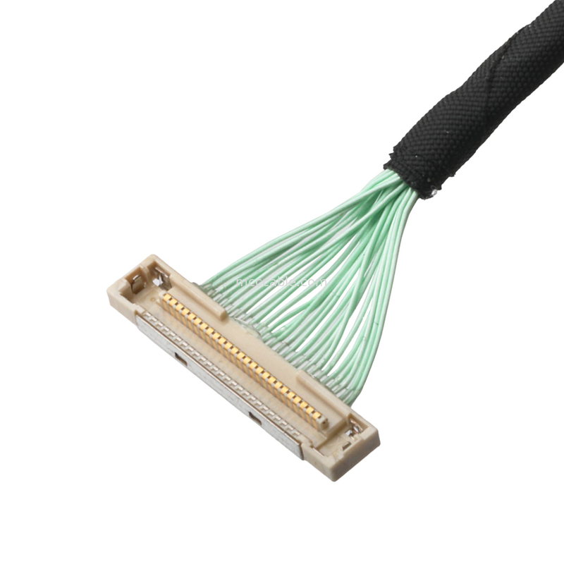 커넥터 UAV 케이블 조립 Lvds Edp 케이블 조립 DF36-25P-0.4SD 마이크로 코아시얼 케이블