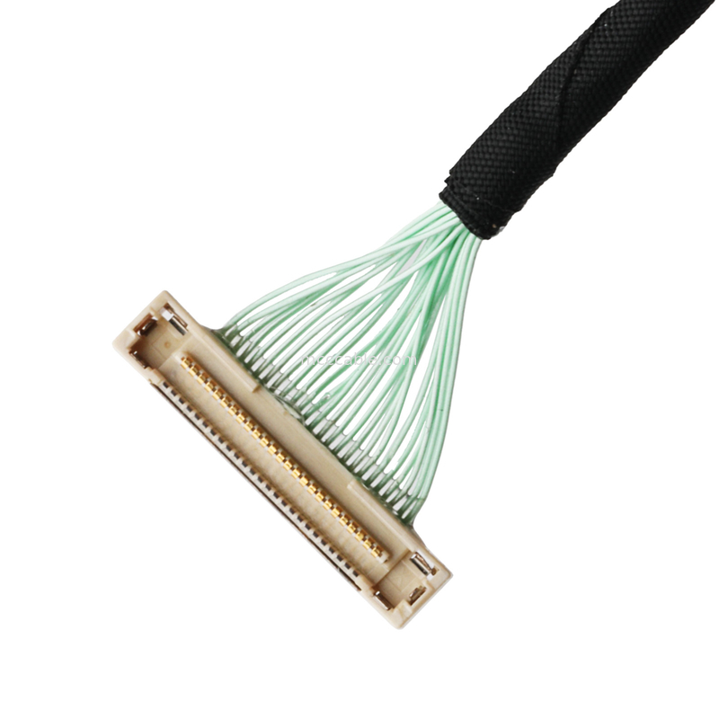 커넥터 UAV 케이블 조립 Lvds Edp 케이블 조립 DF36-25P-0.4SD 마이크로 코아시얼 케이블
