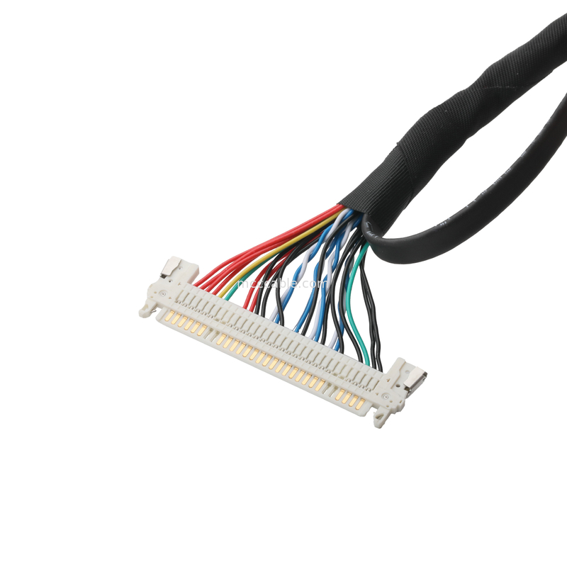 JAE FI-X30HL JST SHDR-40V-S-B 40P 및 JST PHR-6 연결 케이블 lvds 케이블 디스플레이 응용 프로그램