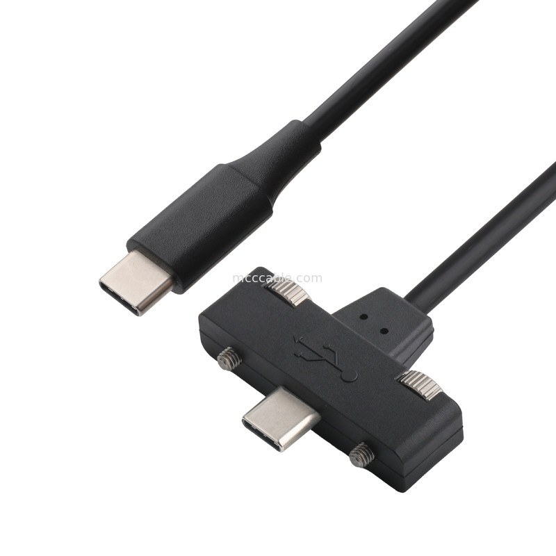 USB C에서 USB C 케이블, 고속 40Gbps 전송, 100W PD 충전, 보호