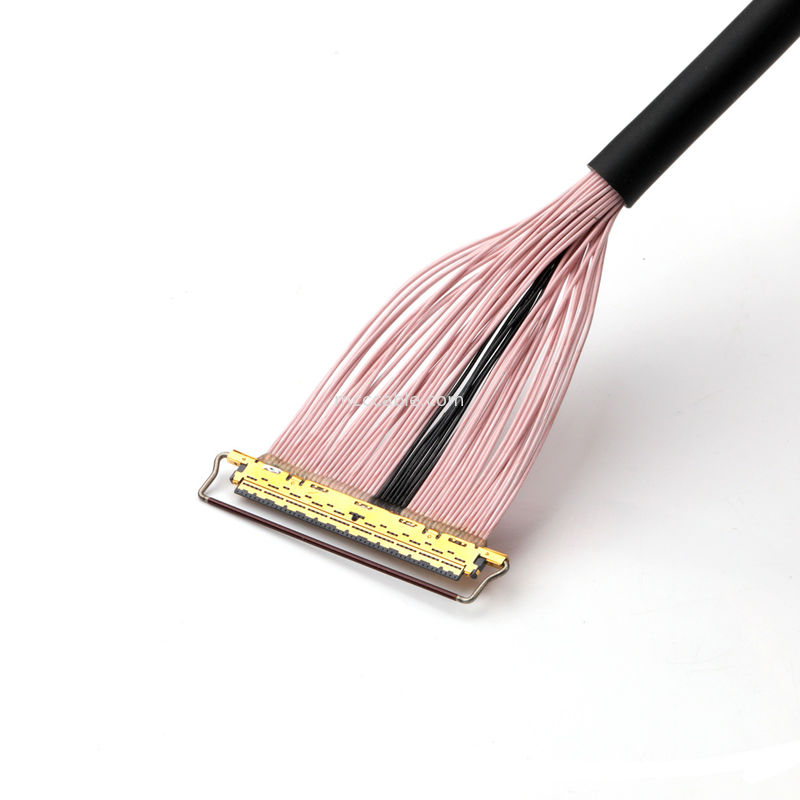 50핀 마이크로 코아시얼 케이블, 0.4mm 피치, 보호, 고속 데이터 전송