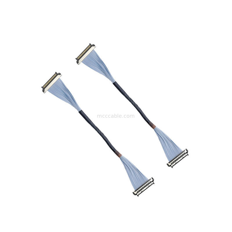 0.4mm USL20-30SS-020B 마이크로 동축 케이블 ZIF - 자동차 DMS/OMS 카메라 모듈용 내진동