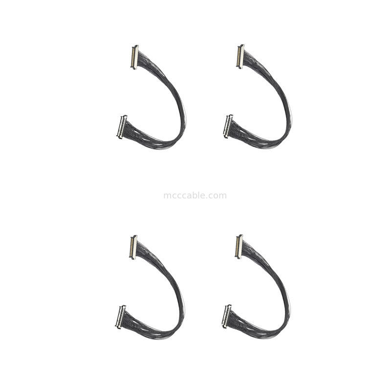 USL20-30SS-035C 0.4mm 마이크로 코아시얼 케이블 특수 카메라 디자인에 맞춤식 핀 카운트