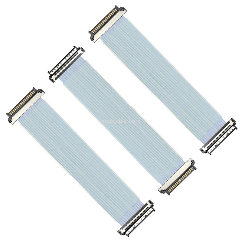 0.4mm USL20-30SS-030CH 마이크로 동축 케이블, 폴더블 스마트폰 디스플레이용 마이크로 벤딩 가능