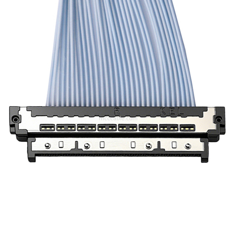 USL20-30SS-015C 0.4mm 마이크로 동축 케이블, 5G 지원 카메라용 고주파 신호 무결성